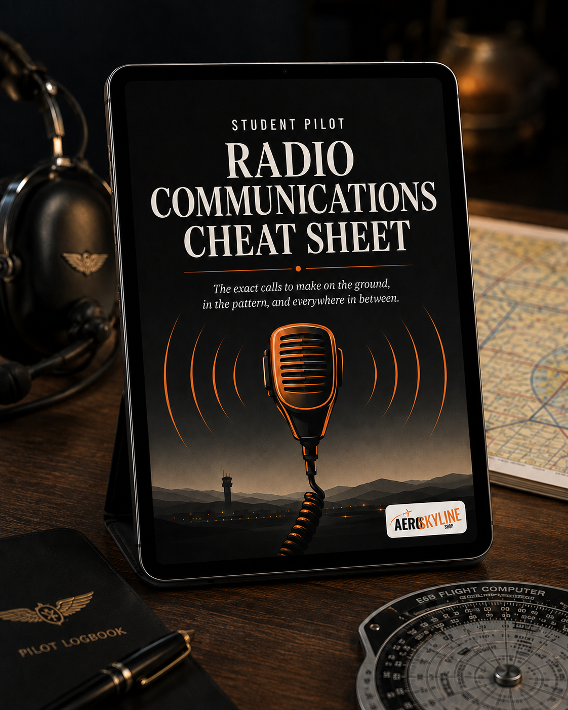 Radio Communications Cheat Sheet — Student Pilot Guide