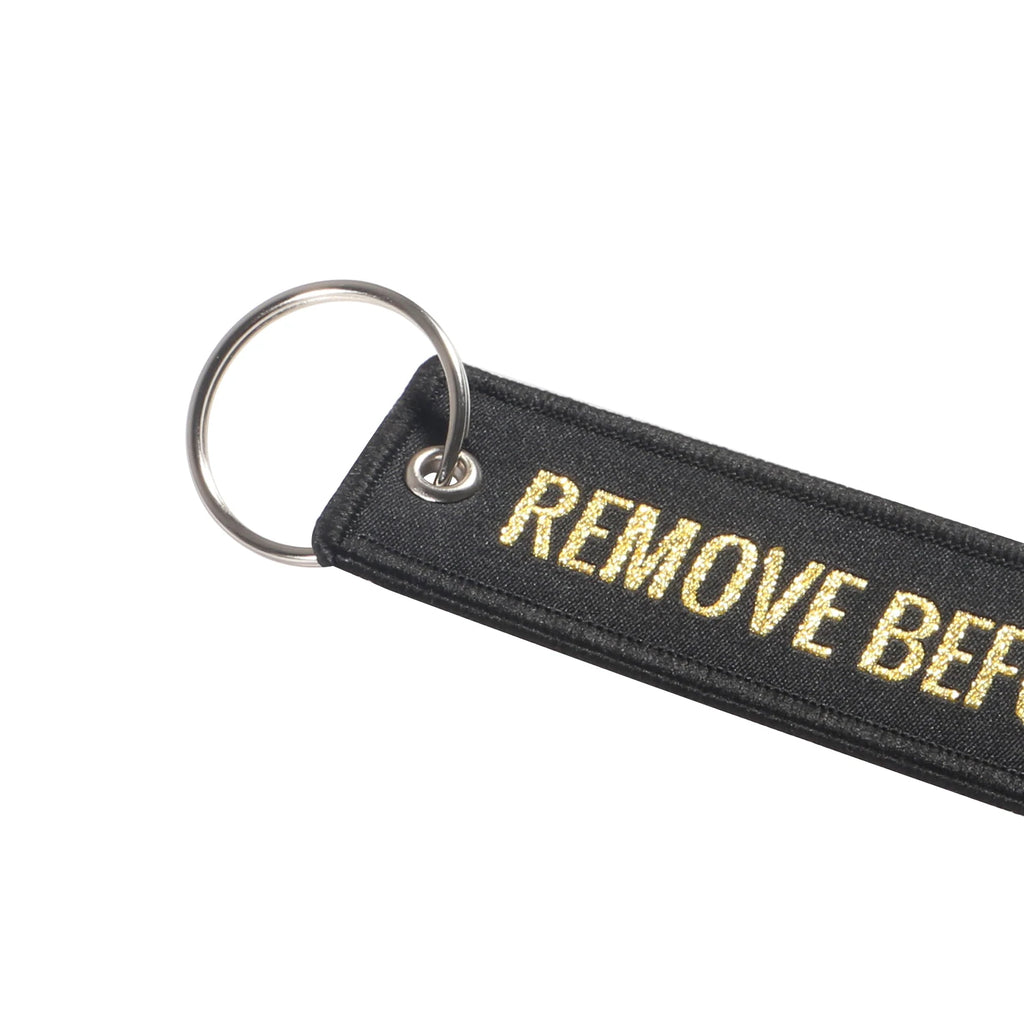Pilot Keychain Set — Premium Black & Gold Aviation Gift 5 PCS Pack