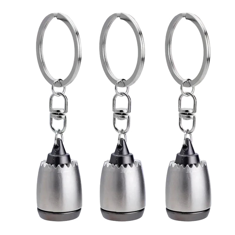 Mini Jet Engine Keychain — Aviation Gift for Pilots & Enthusiasts