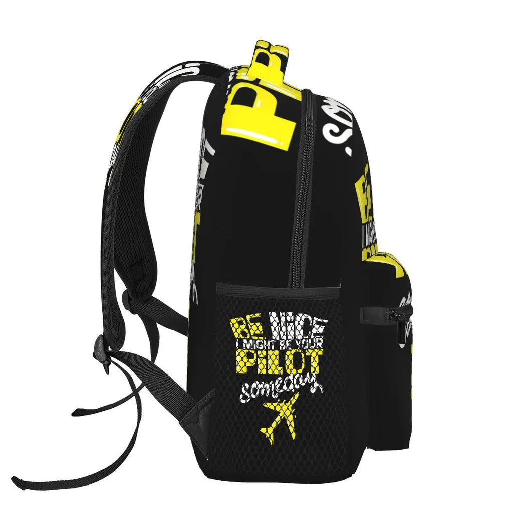 Aviation Pilot Backpack — Funny Quote Flight Bag for Pilots & Enthusiasts