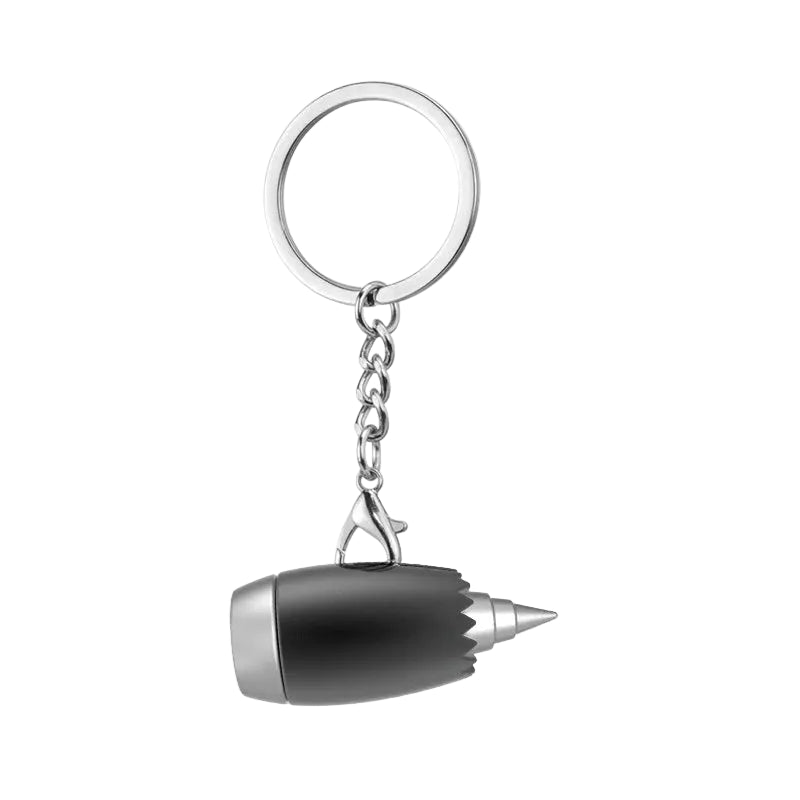 Mini Jet Engine Keychain — Aviation Gift for Pilots & Enthusiasts
