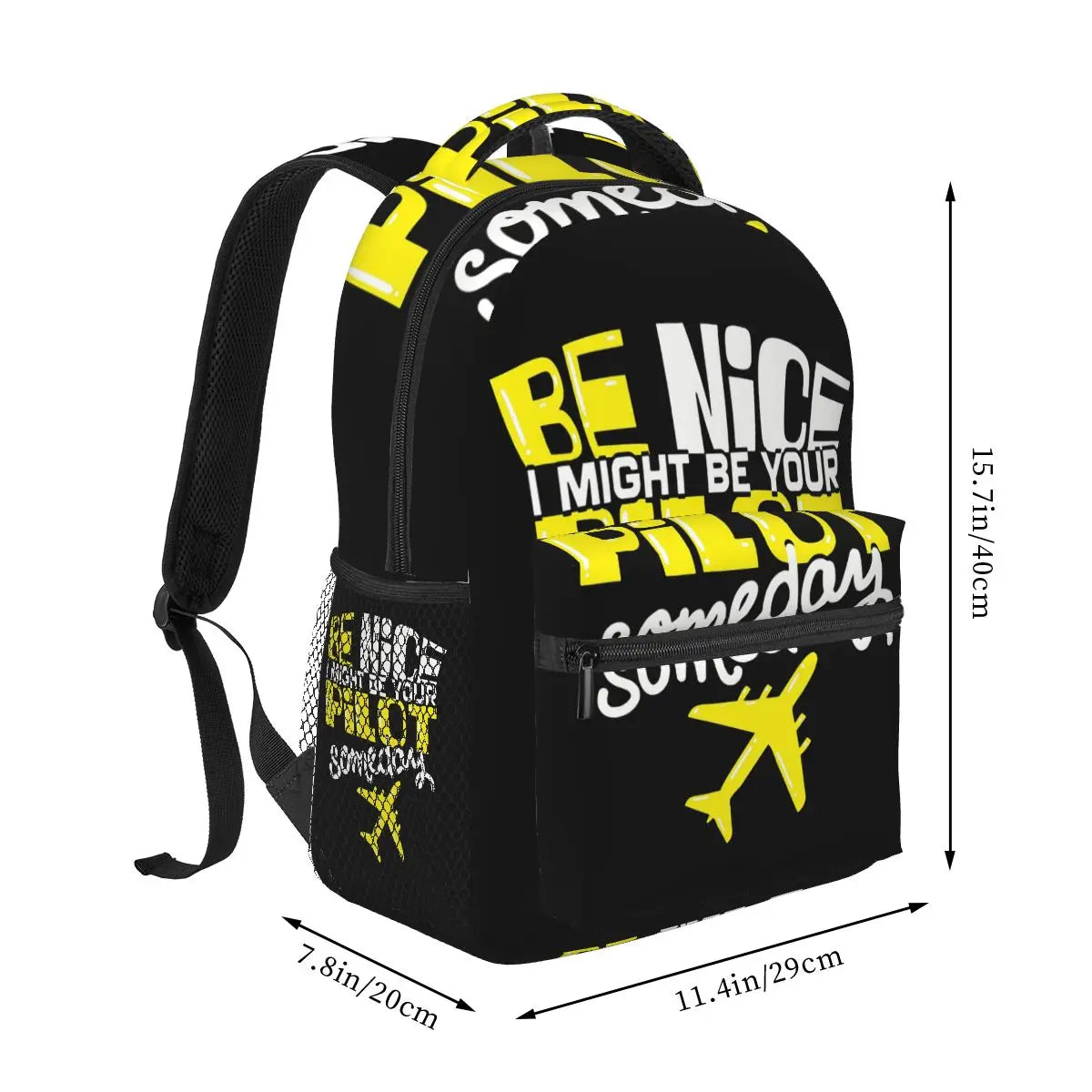 Aviation Pilot Backpack — Funny Quote Flight Bag for Pilots & Enthusiasts