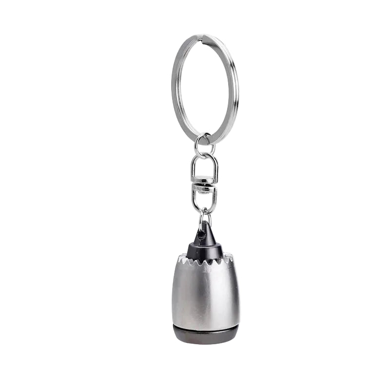 Mini Jet Engine Keychain — Aviation Gift for Pilots & Enthusiasts